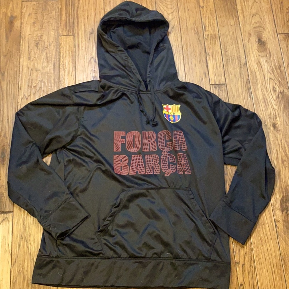 FCB black XL/TG polyester hoodie
